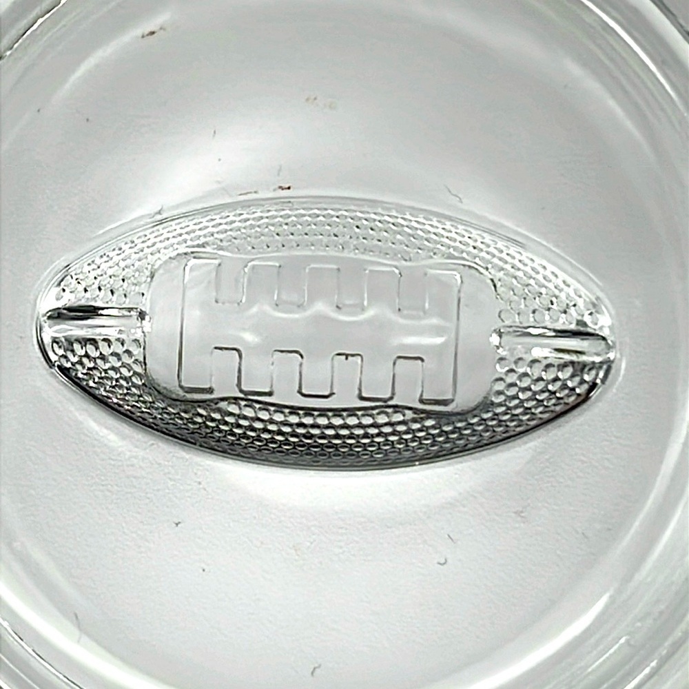 Jim Beam Bourbon Clear Rocks Glass Set with Heavy Base - Basketball & Football - Picture 4 of 8